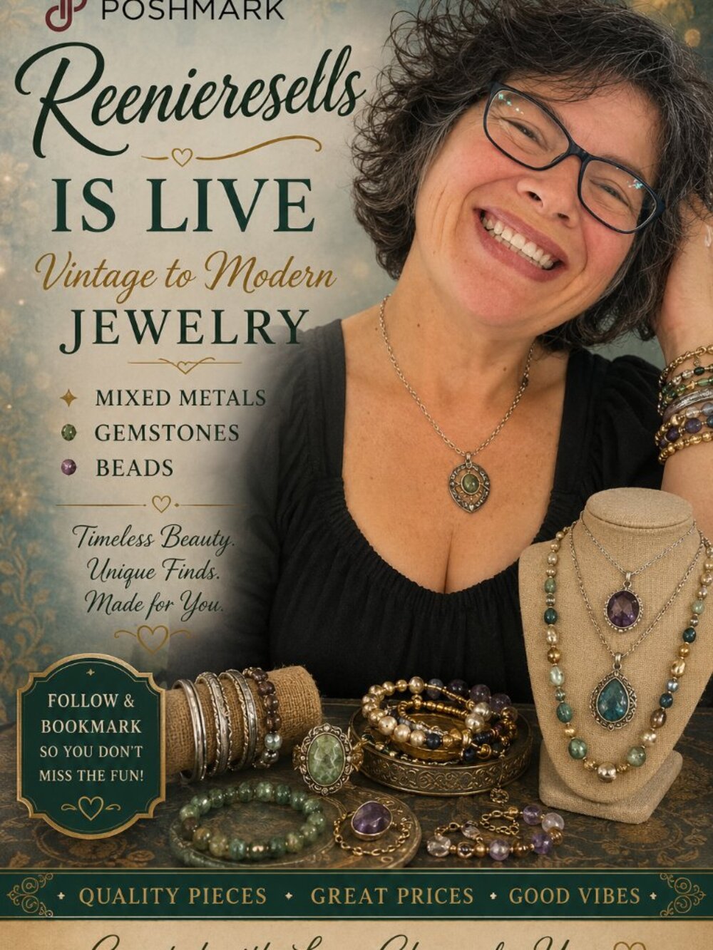 Jewelry Vintage to Modern INventory as seen on screen